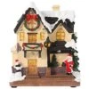 VOSAREA Lighted Christmas Village House LED Resin House Night Light Table Decoration For Kids Xmas Holiday Home Decor Style 1 -Department 56 Shop 51gxWDNyk3S