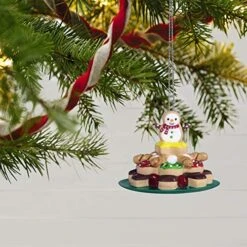 Hallmark Keepsake Christmas Ornament 2020 Year-Dated, Season's Treatings Snowman And Snowflake Donuts (1399QXR9181) -Department 56 Shop 51hVEVvjZsL