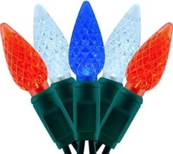 YULETIME Multicolor One-Piece C6 LED Christmas Lights, Total 71 Feet 140 Count 2 Strands 35.5ft 70ct 6" Spacing Waterproof Strawberry String Light (Multi-Colored) 28 YULETIME Multicolor One-Piece C6 LED Christmas Lights, Total 71 Feet 140 Count 2 Strands 35.5ft 70ct 6" Spacing Waterproof Strawberry String Light (Multi-Colored) -Department 56 Shop 51hXGBM1ZdL. AC