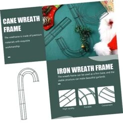 IMIKEYA 12 Pcs Dream Decorative Party Letter Dark Loop Family DIY Cm Metal Floral Candy Shape Garland Christmas Hoops * Green Supplies Iron Forms Catcher Xmas For Garden Hanger Flower -Department 56 Shop 51hk18cBQkL