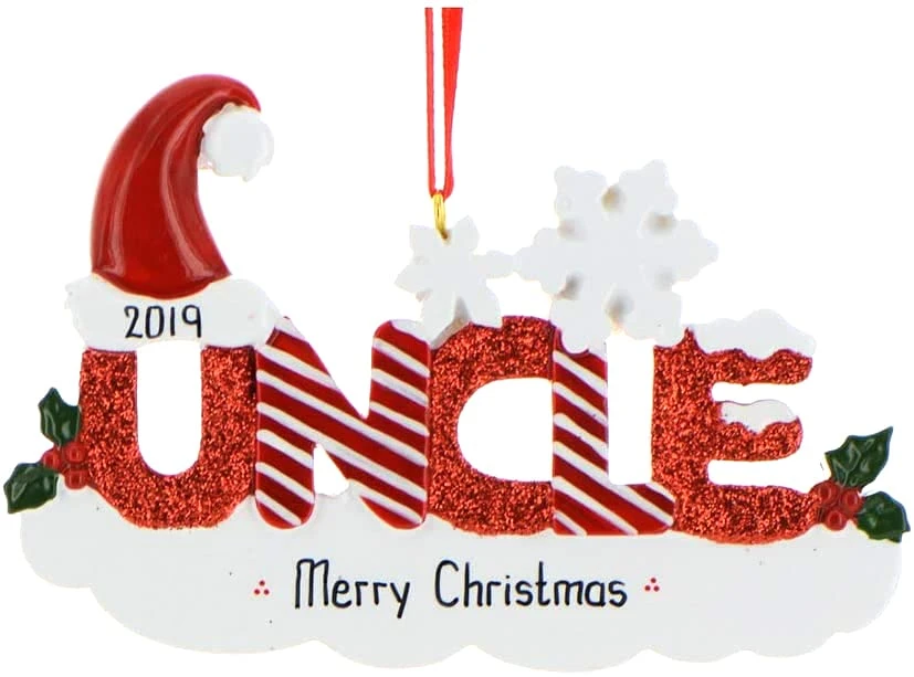 Personalized Uncle Ornament - Uncle Christmas Ornaments 2022, Best Uncle Ever Gifts, Family Ornament, Favorite Uncle Gifts, Brother Ornament, Uncle - Free Customization 2 Personalized Uncle Ornament - Uncle Christmas Ornaments 2022, Best Uncle Ever Gifts, Family Ornament, Favorite Uncle Gifts, Brother Ornament, Uncle - Free Customization - Image 2