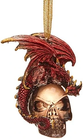 Design Toscano Christmas Tree North Pole Santa Hat Holiday Snowflake Dragon Ball Ornament, Single, Multicolored 12 Design Toscano Christmas Tree North Pole Santa Hat Holiday Snowflake Dragon Ball Ornament, Single, Multicolored - Image 12