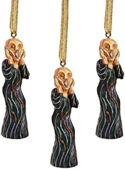 Design Toscano The Silent Scream Holiday Ornament: Set Of Three -Department 56 Shop 51iWA54ewYL. AC