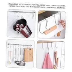 Cabilock 10 Pcs Stainless Steel Hook Coffee Cup Hooks Stainless Steel Hangers Metal Wreath Door Hanger Metal Door Hooks Wreath Hanger Hooks Hanger Hook Storage Rack Bathroom Door Hanger Hat -Department 56 Shop 51j5Z8KGkiL