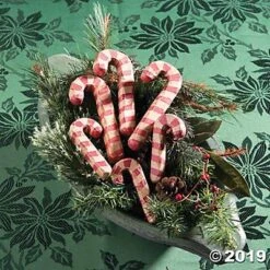 Fun Express Vintage Wood Carved Candy Canes (Set Of 6) Rustic Christmas Decor -Department 56 Shop 51jHJyxDklL
