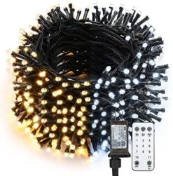 Brizled Christmas Lights, 65.67ft 200 LED Color Changing Tree Lights 11-Function Warm White & Multicolor Christmas Lights, Connectable 24V Safe Adapter Remote Decorative Lights String For Xmas Party -Department 56 Shop 51jvY7WKKYL. AC