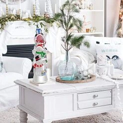 Wondise Lighted Snow Globe Lamp With 6 Hour Timer, Color Changing Battery Operated Snow Globe Lantern Glitter Swirling Christmas Decoration(3-Tiers Snowman, 3.7 X 12.5 Inches) 13 Wondise Lighted Snow Globe Lamp With 6 Hour Timer, Color Changing Battery Operated Snow Globe Lantern Glitter Swirling Christmas Decoration(3-Tiers Snowman, 3.7 X 12.5 Inches) -Department 56 Shop 51k0MBZS1IL