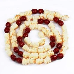 9.2 Feet Artificial Popcorn And Cranberry Garland Strand Old Fashion Christmas Tree Garland String For Christmas Holiday Season Vintage Decoration -Department 56 Shop 51kJuvLM5OL
