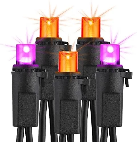 Brizled Purple Halloween Lights, 33ft 100 LED Purple Light 5mm Wide Angle Halloween String Light, 120V UL Certified Connectable Purple Light String For Party Indoor Outdoor Halloween Decor, Black Wire 11 Brizled Purple Halloween Lights, 33ft 100 LED Purple Light 5mm Wide Angle Halloween String Light, 120V UL Certified Connectable Purple Light String For Party Indoor Outdoor Halloween Decor, Black Wire - Image 11