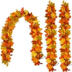 3 Pcs 【Upgrade Length】 7FT Fall Maple Leaf Garland, Anna's Whimsy Artificial Maple Garland, Hanging Vine Garland Artificial Autumn Vines For Home Wedding Fireplace Party Thanksgiving Decor 8 3 Pcs 【Upgrade Length】 7FT Fall Maple Leaf Garland, Anna's Whimsy Artificial Maple Garland, Hanging Vine Garland Artificial Autumn Vines For Home Wedding Fireplace Party Thanksgiving Decor -Department 56 Shop 51kvw7y4F1L. AC