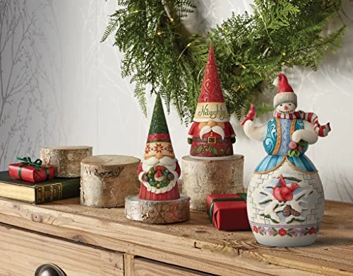 Enesco Jim Shore Heartwood Creek Snowman With Cardinals Figurine, 9.64 Inch, Multicolor 5 Enesco Jim Shore Heartwood Creek Snowman With Cardinals Figurine, 9.64 Inch, Multicolor - Image 5