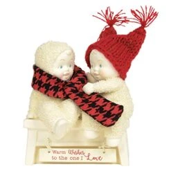 Department 56 Snowbabies Classics Warm Wishes To The One I Love Figurine, 4.5 Inch, Multicolor