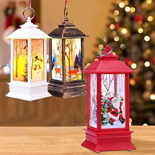 SIBOSUN 3 Pcs Christmas Tabletop Lanterns Vintage Outdoor Candle Lantern Decorative With LED Light - LED Candle Light For Christmas Decoration - Home Party Flashing LED Hanging Lantern Battery Powered 1 SIBOSUN 3 Pcs Christmas Tabletop Lanterns Vintage Outdoor Candle Lantern Decorative With LED Light - LED Candle Light For Christmas Decoration - Home Party Flashing LED Hanging Lantern Battery Powered