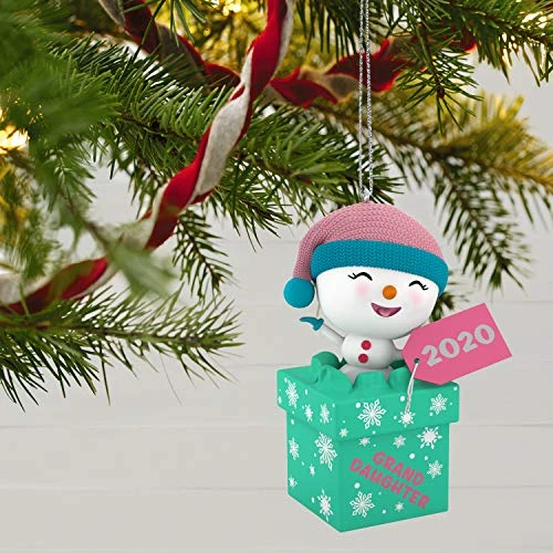 Hallmark Keepsake Christmas Ornament 2020 Year-Dated, The Gift Of Granddaughters Snowman (1399QGO1704) 4 Hallmark Keepsake Christmas Ornament 2020 Year-Dated, The Gift Of Granddaughters Snowman (1399QGO1704) - Image 4
