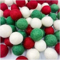 Wool Pom Pom Ball 2cm 80pc Felt Ball Party Decor DIY Custom Felt Ball Home Decor Garland -Department 56 Shop 51n6Na04eXL. AC