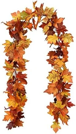Lvydec 2 Pack Fall Maple Garland - 5.9ft/Piece Artificial Fall Foliage Garland Colorful Autumn Decor For Home Wedding Party (Mixed Color) 20 Lvydec 2 Pack Fall Maple Garland - 5.9ft/Piece Artificial Fall Foliage Garland Colorful Autumn Decor For Home Wedding Party (Mixed Color) -Department 56 Shop 51n9rdyVkL. AC