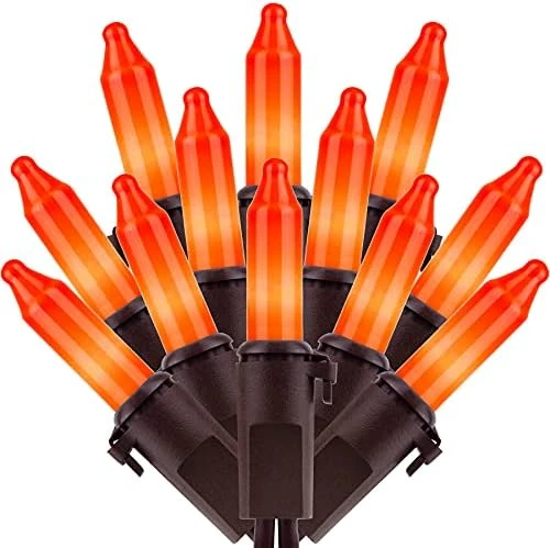 SWEET SHINE Red White & Blue Christmas Lights, 200 Lights 66 Ft Brown Wires, Pack Of 2 Strands 100 Count UL Listed Patriotic String Light (Red, White & Blue) 9 SWEET SHINE Red White & Blue Christmas Lights, 200 Lights 66 Ft Brown Wires, Pack Of 2 Strands 100 Count UL Listed Patriotic String Light (Red, White & Blue) - Image 9