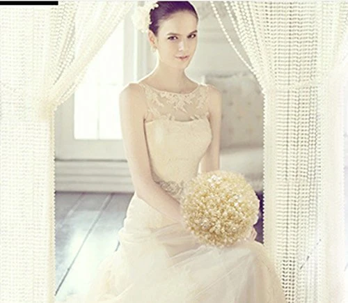 Ltvystore 82Feet/25Meter Length Roll Beige Pearl String Party Garland Wedding Centerpieces Bridal Bouquet Crafts Christmas Tree Decoration 3 Ltvystore 82Feet/25Meter Length Roll Beige Pearl String Party Garland Wedding Centerpieces Bridal Bouquet Crafts Christmas Tree Decoration - Image 3