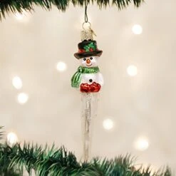 Old World Christmas Ornaments Icicle Snowman Glass Blown Ornaments For Christmas Tree -Department 56 Shop 51oGHMDx8KL