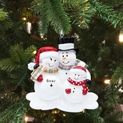 UniqXmas Personalized Pregnant Soon To Be Family Of 4 Christmas Ornament 2023 | We Are Expecting, Baby On The Way, 2nd Pregnancy Announcement | Bump’s First Xmas Keepsake Snowmen | Custom Name & Year 17 UniqXmas Personalized Pregnant Soon To Be Family Of 4 Christmas Ornament 2023 | We Are Expecting, Baby On The Way, 2nd Pregnancy Announcement | Bump’s First Xmas Keepsake Snowmen | Custom Name & Year -Department 56 Shop 51ojKTTEyXL