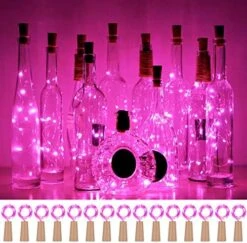 Wine Bottle Cork Lights 15Pack 10 LED/ 40 Inches Battery Operated Cork Shape Copper Wire Colorful Fairy Mini String Lights For Party Christmas Halloween Wedding Decoration (Warm White) 24 Wine Bottle Cork Lights 15Pack 10 LED/ 40 Inches Battery Operated Cork Shape Copper Wire Colorful Fairy Mini String Lights For Party Christmas Halloween Wedding Decoration (Warm White) -Department 56 Shop 51oq0ABMQZL. AC