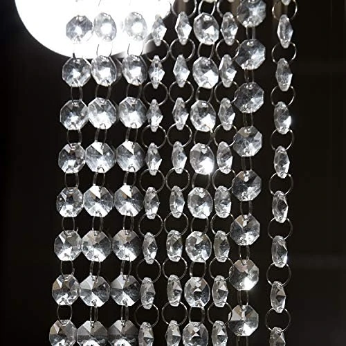12 Pcs 39FT In Total Crystal Garland, KINJOEK Crystal Clear Glass Bead Garland Chandelier Hanging For Wedding Home DIY Craft Jewelry Party Tree Decoration 9 12 Pcs 39FT In Total Crystal Garland, KINJOEK Crystal Clear Glass Bead Garland Chandelier Hanging For Wedding Home DIY Craft Jewelry Party Tree Decoration - Image 9