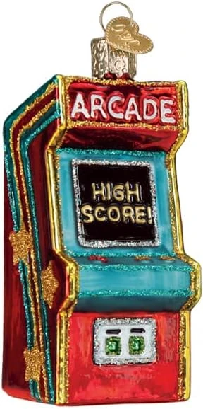 Old World Christmas Ornaments: Video Game Controller Glass Blown Ornaments For Christmas Tree (44094), Glitter Multi 6 Old World Christmas Ornaments: Video Game Controller Glass Blown Ornaments For Christmas Tree (44094), Glitter Multi - Image 6