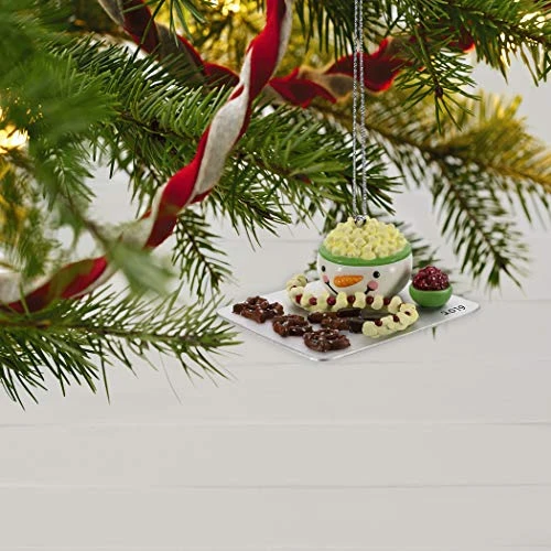 Hallmark Keepsake Christmas Ornament 2019 Year Dated Season's Treatings Snowman Popcorn Bowl, 5 Hallmark Keepsake Christmas Ornament 2019 Year Dated Season's Treatings Snowman Popcorn Bowl, - Image 5