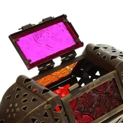 GKanMore 2Pcs Hanging Candle Lantern Retro Moroccan Candle Holder Hollow Metal Glass Candle Holder Lantern With 15.7" Hanging Chain For Home Patio Christmas Decorations (Bronze, Pack Of 2) 9 GKanMore 2Pcs Hanging Candle Lantern Retro Moroccan Candle Holder Hollow Metal Glass Candle Holder Lantern With 15.7" Hanging Chain For Home Patio Christmas Decorations (Bronze, Pack Of 2) -Department 56 Shop 51qnfvv7xyL