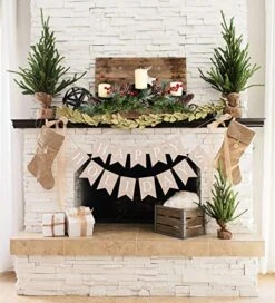 DearHouse Christmas Candle Holder Centerpiece, Pine Cones And Red Berry Table Centerpiece With 3 Candle Holders Table Accent Centerpiece For Festival Home Decoration 20" X 10" X 6"(L X W X H) -Department 56 Shop 51qpBdKDOtL