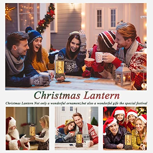 Christmas Lanterns Singing Battery Operated Musical Lighted Christmas Snowman Water Snow Globe With Music Christmas Decoration And Gifts-Christmas Table Decoration 3 Christmas Lanterns Singing Battery Operated Musical Lighted Christmas Snowman Water Snow Globe With Music Christmas Decoration And Gifts-Christmas Table Decoration - Image 3