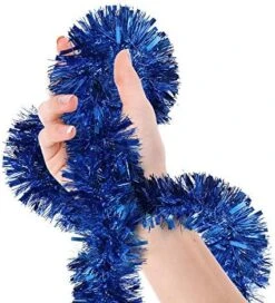 Christmas Tree Bright Green Tinsel Garland Metallic Streamers Celebrate A Holiday Mardi Gras Party Decorations Indoor And Outdoor Disco Party Supplies -Department 56 Shop 51r22Wq33L. AC