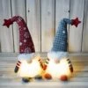 GENERIC Indoor Christmas Decorations, Christmas Gnomes Plush LED Lighting, Christmas Gnomes, Santa, Lighted Thanksgiving Decorations, Light Up Elf Holiday Present, Battery Operated Winter Tabletop Decoration -Department 56 Shop 51rBYI9CtnL