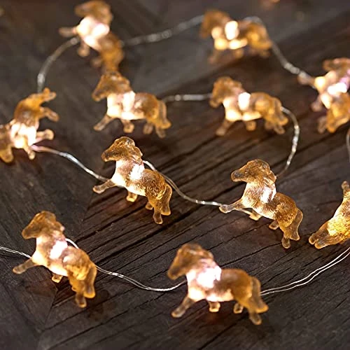 Fairy Pony String Lights Unique Decorative Lights Horse Gifts For Girls Cute Lights 20LEDs 8ft Battery Operated For Birthday Horse Lover Xmas Thanksgiving Decor 5 Fairy Pony String Lights Unique Decorative Lights Horse Gifts For Girls Cute Lights 20LEDs 8ft Battery Operated For Birthday Horse Lover Xmas Thanksgiving Decor - Image 5