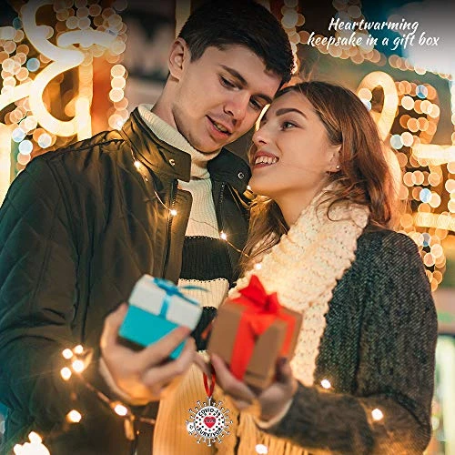 Klikel Survivor 2020 - Christmas Ornament 2020 - Ornament 2020 - Silver Christmas Ornament 2020 - Non-Tarnish Nickel Plate With Red Green Crystals 1 Klikel Survivor 2020 - Christmas Ornament 2020 - Ornament 2020 - Silver Christmas Ornament 2020 - Non-Tarnish Nickel Plate With Red Green Crystals