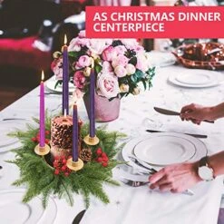 Rocinha Christmas Advent Wreath Candle Holder, Red Berry Advent Candle Holder Centerpiece - Advent Decorations Gift For Holiday Tradition 8 Rocinha Christmas Advent Wreath Candle Holder, Red Berry Advent Candle Holder Centerpiece - Advent Decorations Gift For Holiday Tradition -Department 56 Shop 51s7MObB3nL