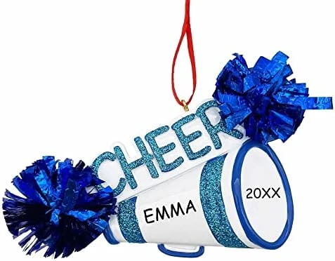 Personalized Cheerleader And Band Christmas Ornament (Red) 4 Personalized Cheerleader And Band Christmas Ornament (Red) - Image 4