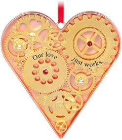Hallmark Keepsake Christmas Ornament 2020 Our Love Just Works Gears Heart Metal -Department 56 Shop 51sB8jGUKtL. AC