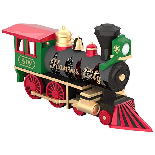 Hallmark Keepsake Christmas Year Dated Next Stop, Kansas City! Holiday Train 2019 Ornament, 1 Hallmark Keepsake Christmas Year Dated Next Stop, Kansas City! Holiday Train 2019 Ornament,