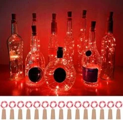 Wine Bottle Cork Lights 15Pack 10 LED/ 40 Inches Battery Operated Cork Shape Copper Wire Colorful Fairy Mini String Lights For Party Christmas Halloween Wedding Decoration (Warm White) 26 Wine Bottle Cork Lights 15Pack 10 LED/ 40 Inches Battery Operated Cork Shape Copper Wire Colorful Fairy Mini String Lights For Party Christmas Halloween Wedding Decoration (Warm White) -Department 56 Shop 51sYVd2f8NL. AC