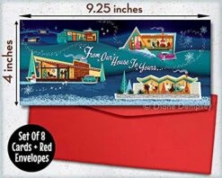 Mid-Century Modern Houses Christmas Cards, Package Of 8 5 Mid-Century Modern Houses Christmas Cards, Package Of 8 -Department 56 Shop 51sdI5A9lxL