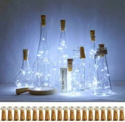 Decorman Wine Bottle Cork Lights, 20 Pack 20 LED Warm White Cork Shape Silver Copper Wire LED Starry Fairy Mini String Lights For DIY/Decor/Party/Wedding/Christmas/Halloween 18 Decorman Wine Bottle Cork Lights, 20 Pack 20 LED Warm White Cork Shape Silver Copper Wire LED Starry Fairy Mini String Lights For DIY/Decor/Party/Wedding/Christmas/Halloween -Department 56 Shop 51uGKuvwT8L. AC