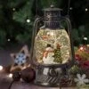 Christmas Snow Globe Lantern 9", Battery Operated Lighted Swirling Glitter Lantern With Timer For Christmas Home Decoration, Snowman (Black) 11 Christmas Snow Globe Lantern 9", Battery Operated Lighted Swirling Glitter Lantern With Timer For Christmas Home Decoration, Snowman (Black) -Department 56 Shop 51udlTGSBpL