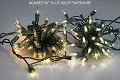 2 Packs Of DecoBrite LED 69ft (21m) 300 Ct Christmas String Lights Warm White - Green Wire, Indoor Outdoor Decorations For Christmas Tree, Patio, Garden (300-Warm White) 14 2 Packs Of DecoBrite LED 69ft (21m) 300 Ct Christmas String Lights Warm White - Green Wire, Indoor Outdoor Decorations For Christmas Tree, Patio, Garden (300-Warm White) -Department 56 Shop 51vFmgk7tpL