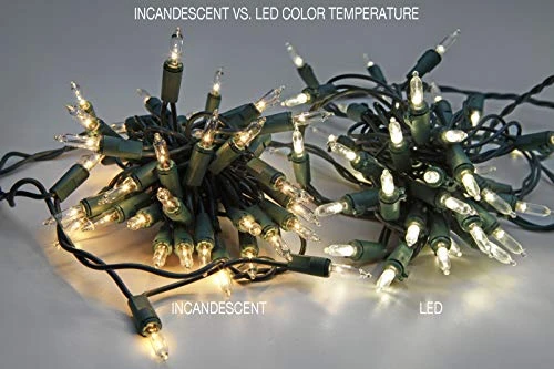 2 Packs Of DecoBrite LED 69ft (21m) 300 Ct Christmas String Lights Warm White - Green Wire, Indoor Outdoor Decorations For Christmas Tree, Patio, Garden (300-Warm White) 5 2 Packs Of DecoBrite LED 69ft (21m) 300 Ct Christmas String Lights Warm White - Green Wire, Indoor Outdoor Decorations For Christmas Tree, Patio, Garden (300-Warm White) - Image 5