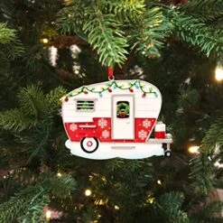 UniqXmas Personalized RV Christmas Ornament 2023 - Free Customization | Pop Up Christmas Camper, Travel Trailer, Motorhome Winter Vacation For Xmas Tree | First-Time RVer Keepsake - Custom Name & Year -Department 56 Shop 51vGjJjvYoL