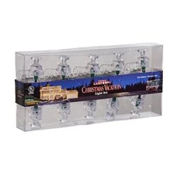 National Lampoon's Christmas Vacation Kurt Adler UL 10-Light Wally World Moose Mug Light Set