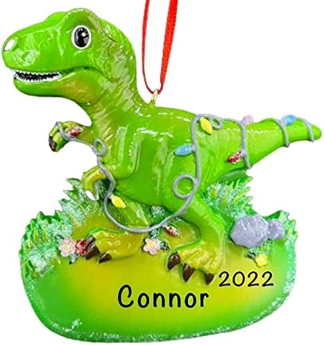 Personalized Dinosaur Ornaments For Christmas Tree 2022 – Jurassic Park Movie Mini T-Rex Ornament – Jurassic World Toys Decorations – Dino Ornaments For Boys – Unique Dinosaur Gifts For Kids 6 Personalized Dinosaur Ornaments For Christmas Tree 2022 – Jurassic Park Movie Mini T-Rex Ornament – Jurassic World Toys Decorations – Dino Ornaments For Boys – Unique Dinosaur Gifts For Kids - Image 6