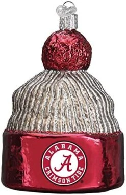 Old World Christmas University Of Alabama Glass Blown Ornaments For Christmas Tree Football -Department 56 Shop 51vakFwh42L. AC