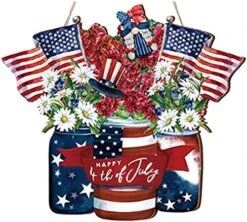 Small Window Day Doorplate Flower Wreath Wooden Hanger Doorplate Decorative Wooden Crafts Hanger Christmas Decorations For Doorway (Dark Blue, One Size) -Department 56 Shop 51veA47T1DL. AC 1